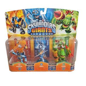 Skylanders Activision Giants Series 3 Pack Set Ignitor Chill Zook Toys To Life